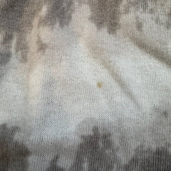 White + Warren Grey and White Ivory Printed Lightweight Pullover Sweater- sz. XS - Picture 9 of 10